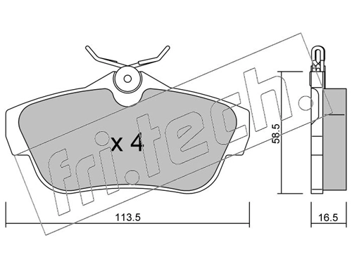 Brake Pad Set, disc brake