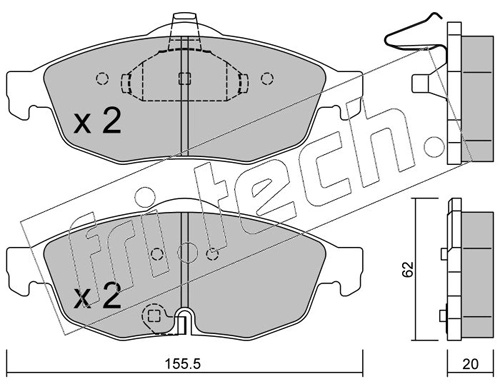 Brake Pad Set, disc brake