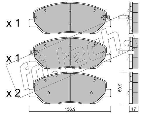 Brake Pad Set, disc brake