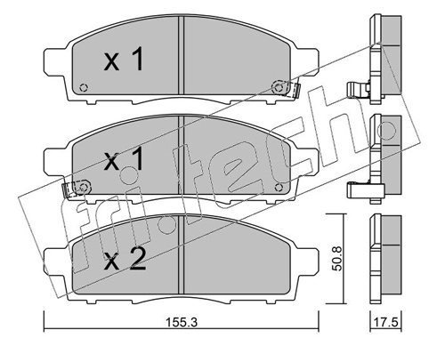 Brake Pad Set, disc brake