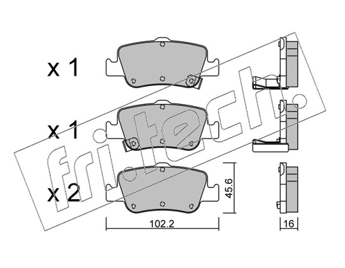 Brake Pad Set, disc brake