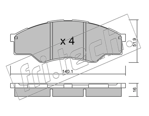 Brake Pad Set, disc brake