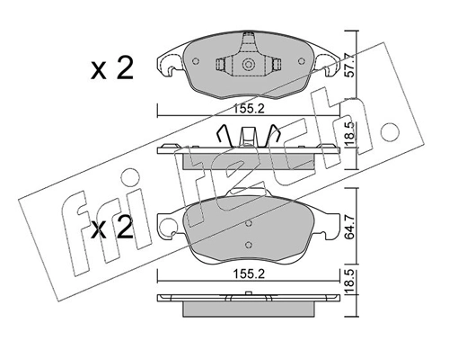 Brake Pad Set, disc brake