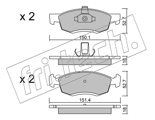 Brake Pad Set, disc brake