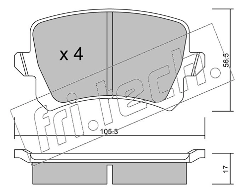 Brake Pad Set, disc brake