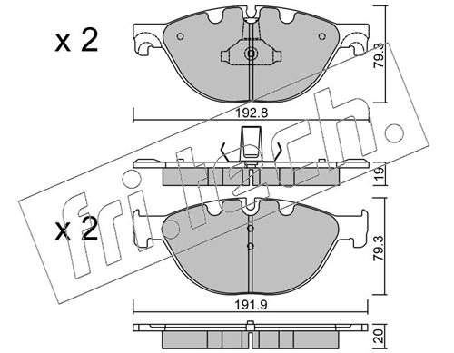 Brake Pad Set, disc brake
