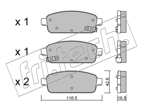 Brake Pad Set, disc brake