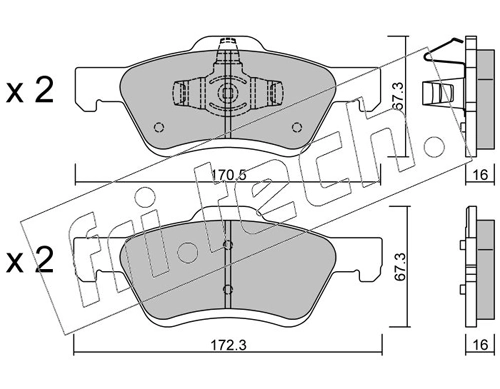 Brake Pad Set, disc brake