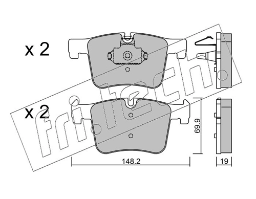 Brake Pad Set, disc brake