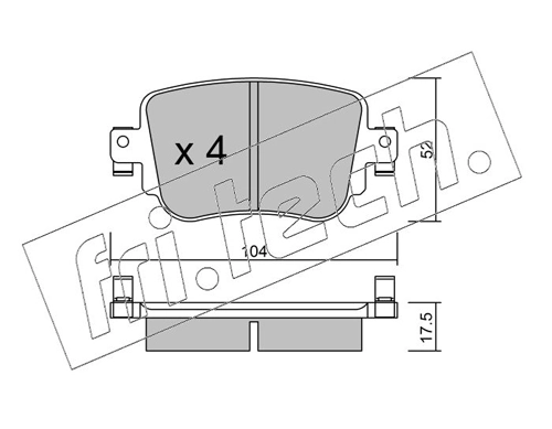 Brake Pad Set, disc brake
