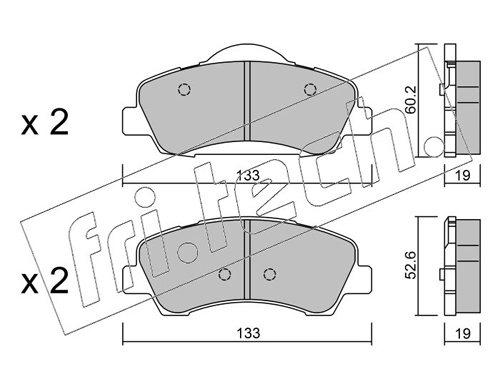 Brake Pad Set, disc brake